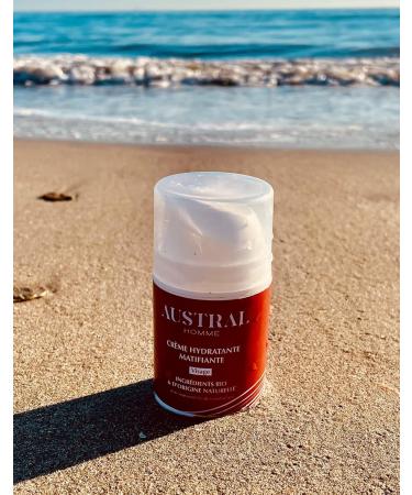AUSTRAL Homme - Mattifying Moisturizing Cream - Organic Face Care for Men - Deeply Hydrates - Rapid Absorption - Made in France - 50ml - Buy Online on GoSupps.com