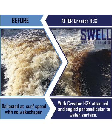 Swell Wakesurf Creator H3X - High Performance Rotating Wake Shaper - Buy Online on GoSupps.com
