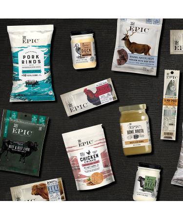EPIC Beef Sea Salt + Pepper Protein Bar - Keto Friendly 12CT 1.3oz Bars - Buy Online on GoSupps.com