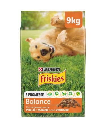 Purina Friskies Balance Dog Food with Chicken, Beef and Vegetables 9 kg