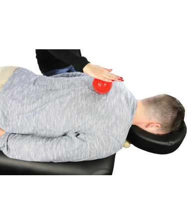 CanDo 9 cm Red Massage Ball - Hedgehog & Knobbly Design for Stress Relief | International Shipping Available - Buy Online on GoSupps.com