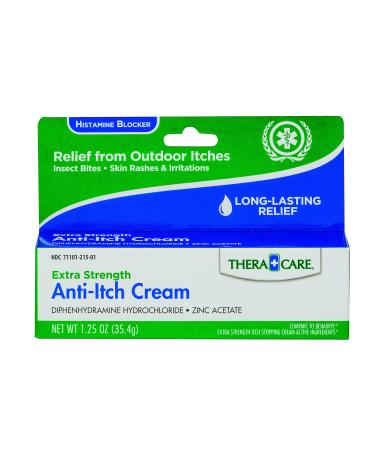 Thera Care Anti-Itch Cream | Extra Strength | Outdoor Itch Relief | 1.5 oz