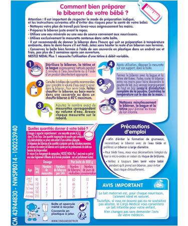 Nestl Nidal Plus 1 Milk Powder for Babies from Birth to 6 Months 800 g - Buy Online on GoSupps.com