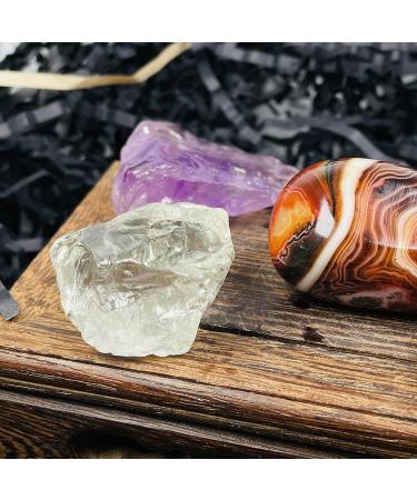 Natural Crystal Rough Natural Quartz Crystal Natural Crystal Five Stone Raw Cluster Ore Standard Collection Home Office Decor - Buy Online on GoSupps.com