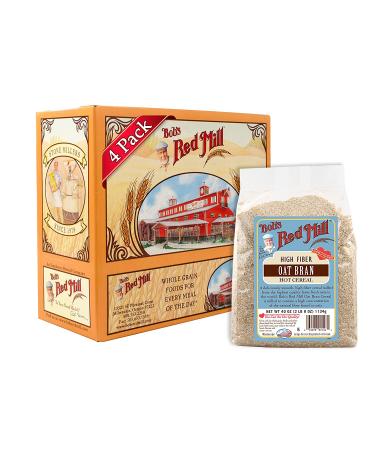 Bob's Red Mill Oat Bran Hot Cereal  40 Ounce (Pack of 4) - Buy Online on GoSupps.com