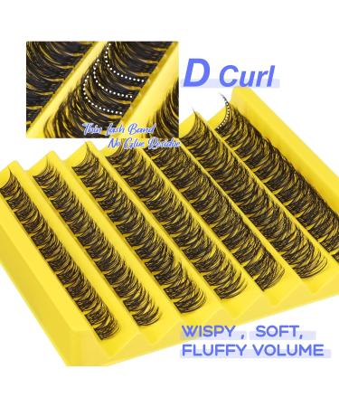 ALICE A19 Lash Clusters Kit for DIY Eyelash Extensions - Natural Look, Strong Hold Individual Lashes with Tweezers and Bond Seal - Buy Online on GoSupps.com