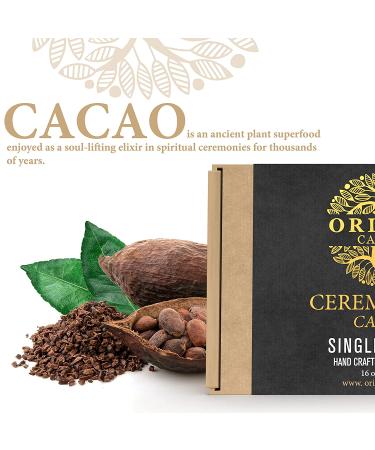 Origen 100% Pure Ceremonial Cacao | 16 Oz Granulated Ceremonial Grade | Sugar Free Superfood from Arhuaco Tribe - Buy Online on GoSupps.com
