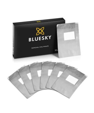 Bluesky 50 Nail Foil Wraps For Gel Nails Removal Gel Nail Polish Remover Extra Absorbent Pads Use With Acetone To Soak Off Gel Polish