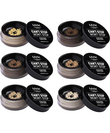 NYX Can't Stop Won't Stop Setting Powder - Medium Matte Finish Vegan Formula 6g - Buy Online on GoSupps.com