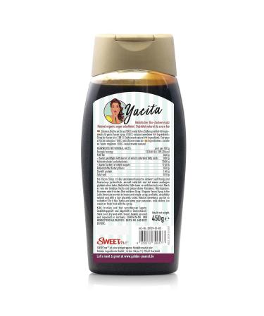 SWEETme Organic Yacon Syrup 450g | Pure Natural Sweetness Vegan & Additive-Free Organic Certified DE- KO-003 - Buy Online on GoSupps.com
