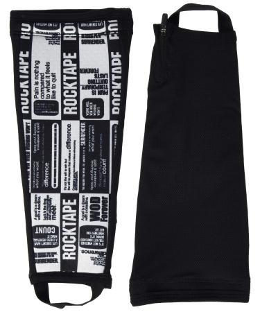 Rocktape Rockguard Schiensbeinschoner Rockwrist Wrist Wraps wrist support wrist bands weight lifting black and white 6.35 cm x 55.88 cm 2 pieces unit size