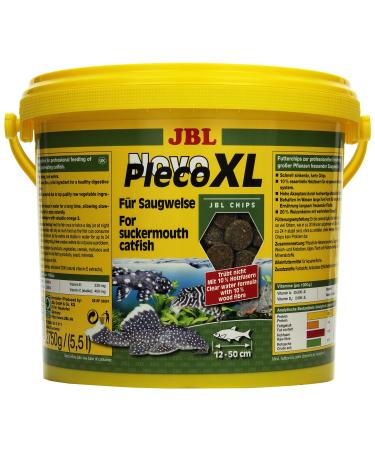 JBL NovoPleco XL 30343 Complete food for large sucker catfish tablets 5.5 l NovoPleco 2.75 l (1 pack) 15-40 cm fish size