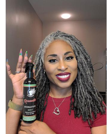 Loclicious Rosewater Hydration Mist Spray for Dreads, Locs, Braids | Organic Vegan Conditioner with Aloe, Essential Oils, Glycerin | Moisturizing Hair Treatment for Dreadlocks, Faux Locs, Sisterlocks - Buy Online on GoSupps.com