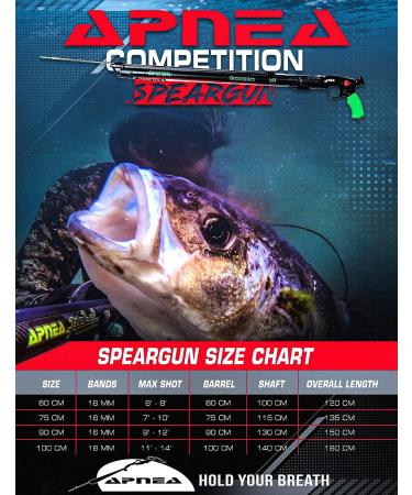 Apnea Speargun Competition 50 CM - High-performance underwater hunting tool - Buy Online on GoSupps.com