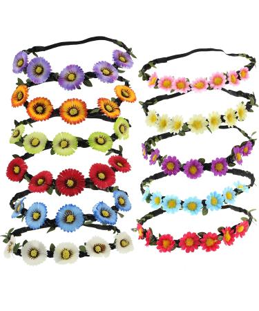 Zac's Alter Ego Set of 11 Assorted Flower Crown Weddings Festivals Fancy Dress - Buy Online on GoSupps.com