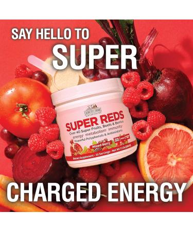 Country Farms Super Reds - Energizing Berry Polyphenol Superfood | 20 Servings - Buy Online on GoSupps.com