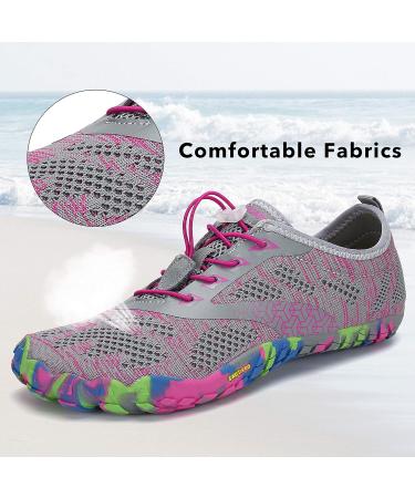 SAGUARO Barefoot Shoes for Men & Women - Breathable Non-Slip Trail Running & Fitness Shoes - Pink 40 EU - Buy Online on GoSupps.com