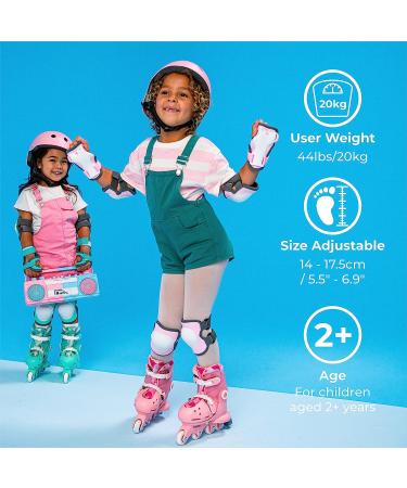 Yvolution Twista Skates Learner Training Skates - 2-in-1 Adjustable Roller Skates for Boys and Girls 2+ Years Old, US Size 7-11 - Green - Buy Online on GoSupps.com
