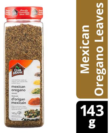 Club House Quality Natural Herbs & Spices Mexican Oregano Leaves 143g Case Pack Count 12 143 g (Pack of 1) - Buy Online on GoSupps.com