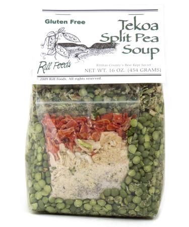 Rill Foods Tekoa Split Pea Soup Mix 16 oz 1 Pound (Pack of 1)
