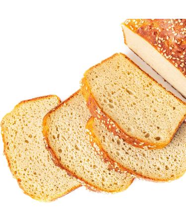 Wholesome Yum White Keto Bread Mix (2g Net Carbs) - Low Carb Almond Flour Bread Mix (14.5 oz) - Non GMO Gluten-Free Grain-Free - Buy Online on GoSupps.com