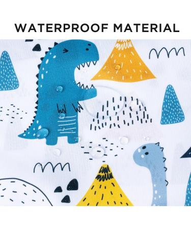 Buy Hbselect 2PCs Waterproof Diaper Bag Set - Reusable with Zipper Wet Wipes Organizer for Babies & Toddlers - Dinosaur Design - Buy Online on GoSupps.com