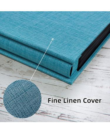 Mublalbum Small Photo Album 4x6 - 300 Pockets Linen Cover Picture Book for Family Wedding Baby - Blue - Buy Online on GoSupps.com