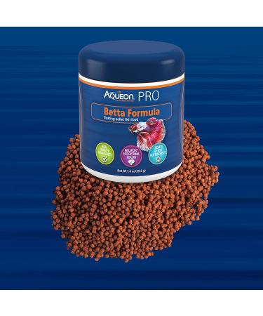 Aqueon Pro Betta Pellet 1.4 oz - High-Quality Fish Food for Betta Fish - Buy Online on GoSupps.com