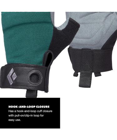 Black Diamond Women's W Crag Half Finger Gloves - Raging Sea | Premium Climbing Gear for Ultimate Grip & Comfort | Shop Internationally - Buy Online on GoSupps.com