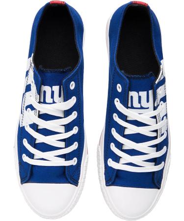 FOCO New York Giants Low Top Canvas Sneakers - Men's Size 10 - Buy Online on GoSupps.com