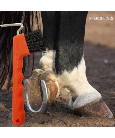 Buy Hoof Pick for Horses Donkeys & Goats - Extra Sturdy Brush & Ergonomic Handle (2x Red) - International Shipping - Buy Online on GoSupps.com