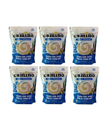 Camino Organic Turbinado Golden Cane Sugar 1kg Pack of 6