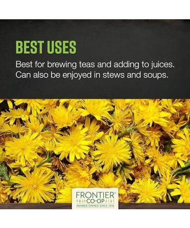 Frontier Co-op Dandelion Root 1lb - Cut & Sifted  Dried for Loose Tea  Coffee Alternative - Caffeine-Free  Powder for Supplements - Buy Online on GoSupps.com