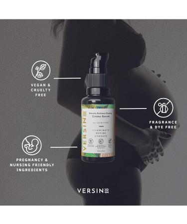 Versine Gentle Actives Face Serum | Anti-Aging Brightening Daily Moisturizer for Normal Dry & Sensitive Skin | Pregnancy Safe Vegan Cruelty-Free | 30ml (1 Fl Oz - Buy Online on GoSupps.com