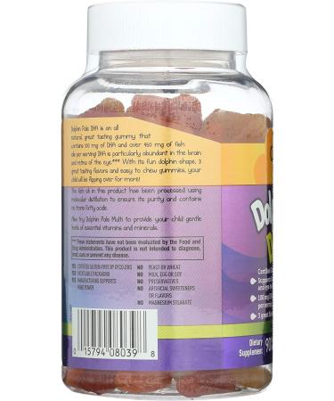 Country Life Dolphin Pals DHA 90 Sour Gummy Dolphins - Healthy Omega-3 Supplement for Kids - Buy Online on GoSupps.com