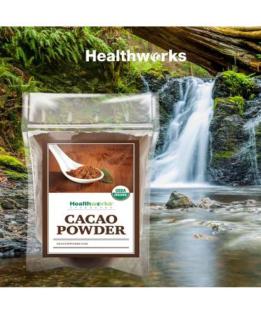 Healthworks Cacao Powder 5lb - Organic Cocoa Substitute | Keto Vegan Non-GMO | Peruvian Origin - Antioxidant Superfood - Buy Online on GoSupps.com