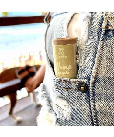 Suntribe Bio Lip Balm with Hemp - 100% Natural Vegan & Zero Waste | Soothing Lavender & Peppermint - Award-Winning Moisture Repair - 6g - Buy Online on GoSupps.com