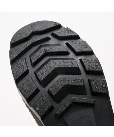 Duck and Fish Brown Fishing Wader Hip Boots - Cleated Outsole, Size 10 M US Men - Buy Online on GoSupps.com