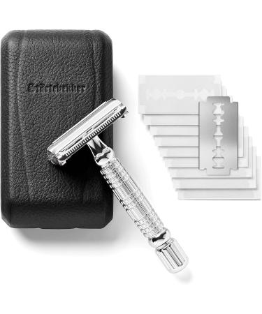 St rtebekker Premium Shaving Care Set - Complete High-Quality Razor Kit with Brush Soap Bowl Oil & Towel - Perfect for Daily Shaving - Silver & Black - Buy Online on GoSupps.com