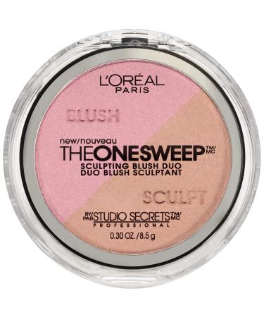 L'Oreal Paris Studio Secrets The One Sweep Sculpting Blush  Posh  Mauve  0.30 Ounce
