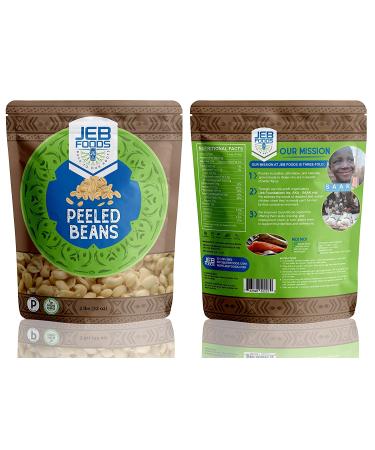 Peeled Beans 4lbs - Nigerian Akara & Moi Moi Staple - Gluten-Free, Non-GMO, High Protein, Nutrient-Packed - Vegan & Kosher - 100% Natural and Nut-Free - Buy Online on GoSupps.com