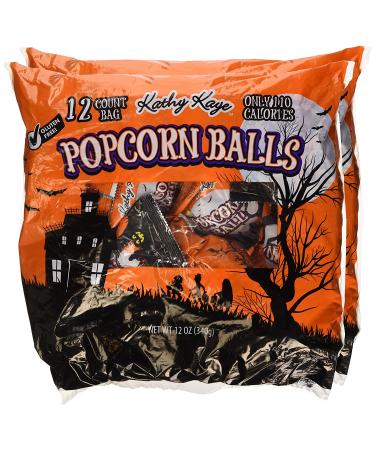 Sweet & Salty Halloween Treat: 12 Count Bag Popcorn Balls 12 oz (Pack of 2) - Buy Online on GoSupps.com