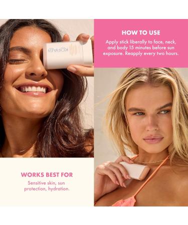 Kopari Rose Gold Sunglaze Sheer Body Mist Sunscreen SPF 42 & Pure Protect 100% Mineral Sunscreen Stick SPF 50+ - Buy Online on GoSupps.com