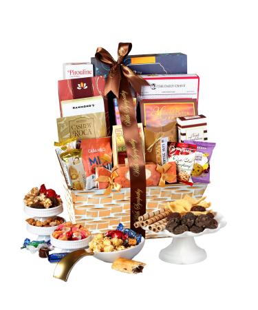 Broadway Basketeers Condolences Gourmet Gift Basket, Kosher Sympathy Food Gift Baskets for Delivery, Perfect Care Package Box or Assorted Snack Gifts for Bereavement, Loss, Funeral, or Shiva Sympathy Gift Basket