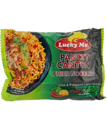 Lucky Me Instant Pancit Canton Instant Noodles with Chilli and Citrus Fruit Flavour Chow Mein Chili-mansi Flavour 60gx6packs 360g Product of Phillipine Filipino Noodles Chillimansi 360 g (Pack of 1) - Buy Online on GoSupps.com