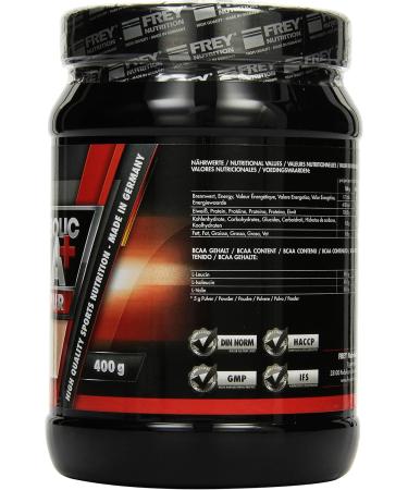 Frey Nutrition BCAA Xtreme 400g - Premium 2:1:1 Leucine Isoleucine Valine with Whey Protein Hydrolysate - International Shipping Available - Buy Online on GoSupps.com