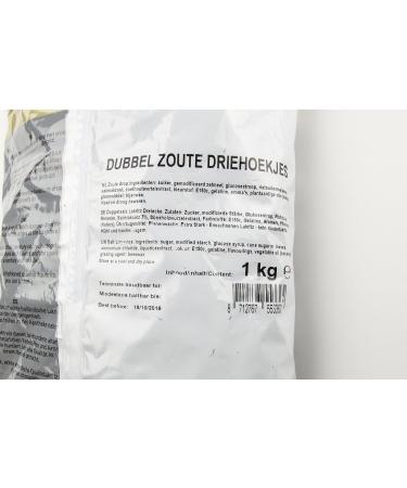 Van Vliet Dutch Liquorice Double Salt 1 Kg Dutch Double Salt - Buy Online on GoSupps.com