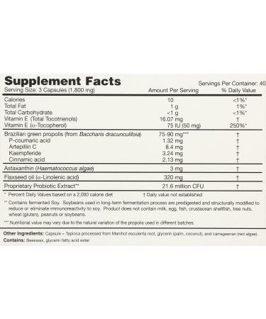 Buy Dr. Ohhira's Propolis Plus - 60 Natural Capsules for Immune Support - Buy Online on GoSupps.com