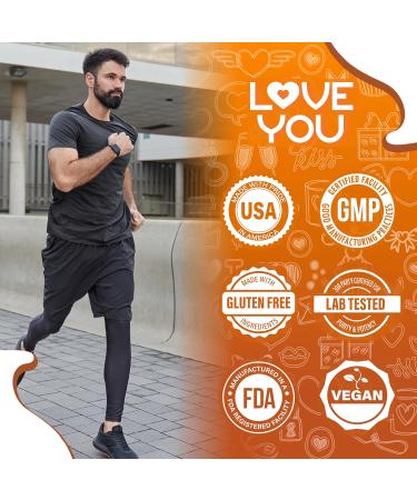Love You Turmeric Curcumin with Organic Ginger & BioPerine Black Pepper 120 Vegan Capsules - Buy Online on GoSupps.com