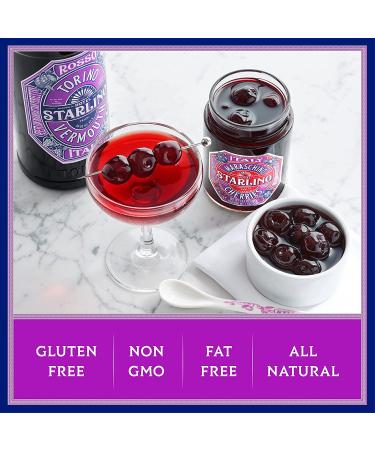 Hotel Starlino Maraschino Cherries - Premium Italian Cherry for Cocktails and Desserts | All-Natural Home Bar Essentials | 1kg Can - Great for Gifts - Buy Online on GoSupps.com